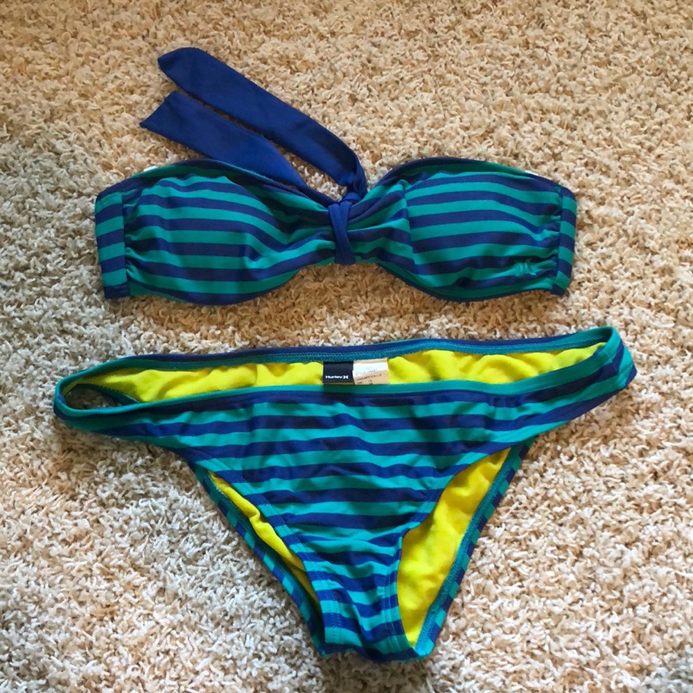 HURLEY strapless bikini M/L